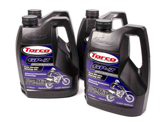 TORCO GP-7 Racing 2 Cycle Oil Case 4x1 Gallon TORCO