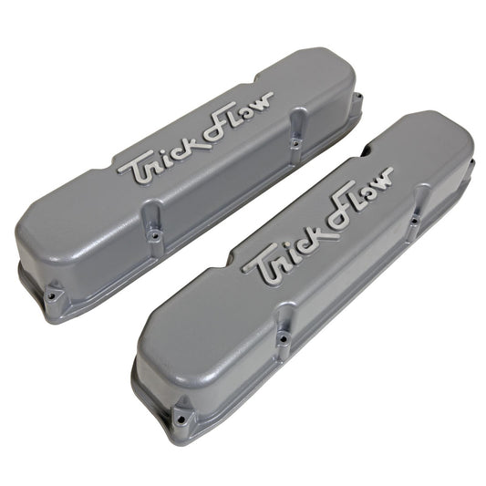 TRICK FLOW BBM Alm Valve Cover Set Stock Height - Silver TRICK FLOW