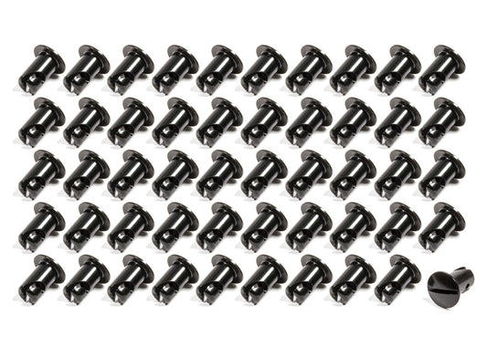 TRIPLE X RACE COMPONENTS Oval Head Button Alum Black .500 Long 50 Pack TRIPLE X RACE COMPONENTS