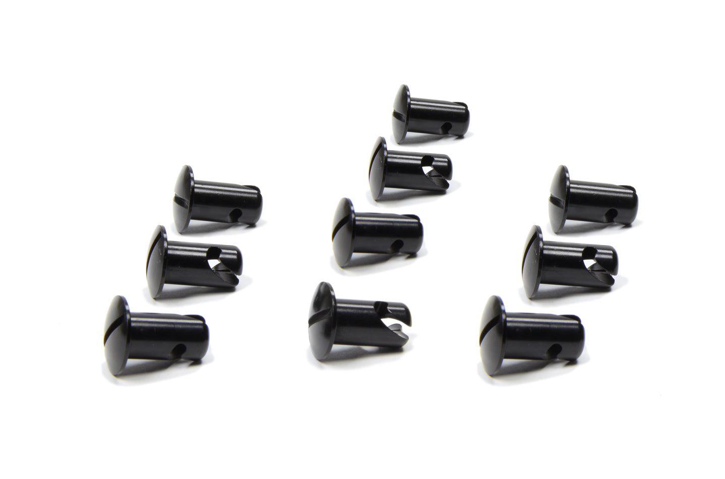 TRIPLE X RACE COMPONENTS Oval Head Button Alum Black .550 Long 10 Pack TRIPLE X RACE COMPONENTS