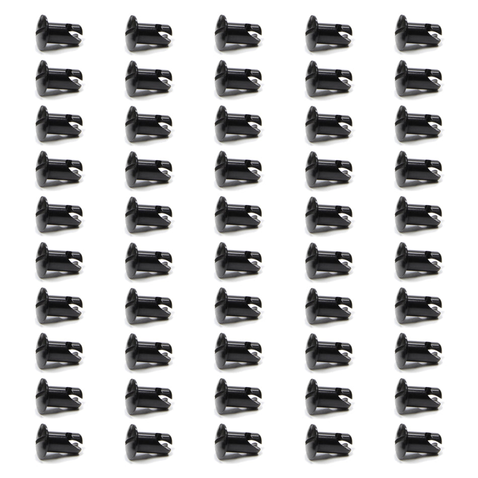 TRIPLE X RACE COMPONENTS Oval Head Button Alum Black .550 Long 50 Pack TRIPLE X RACE COMPONENTS