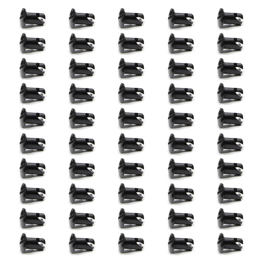 TRIPLE X RACE COMPONENTS Oval Head Button Alum Black .550 Long 50 Pack TRIPLE X RACE COMPONENTS