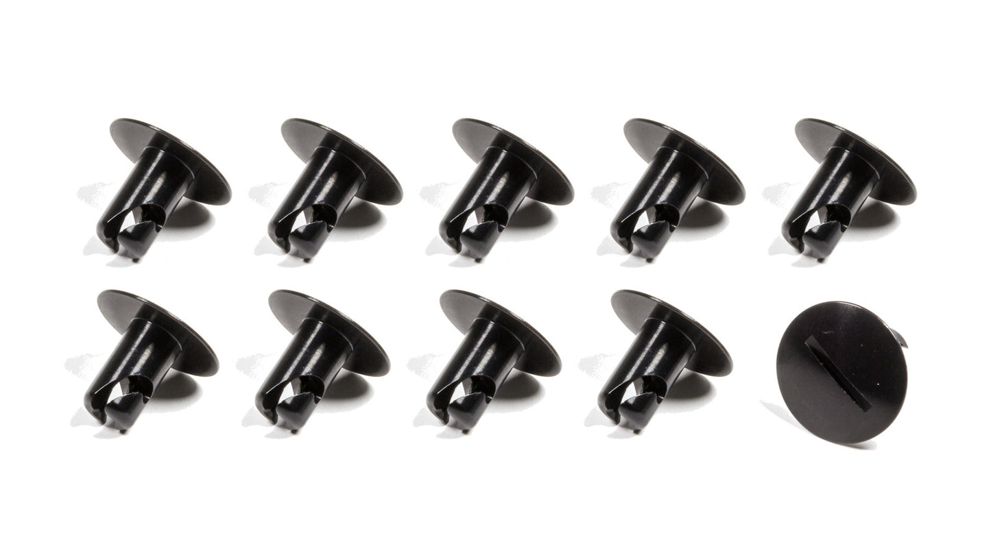 TRIPLE X RACE COMPONENTS Large Head Button .500 Long Black Alum 10 Pack TRIPLE X RACE COMPONENTS