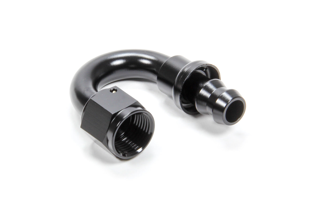 TRIPLE X RACE COMPONENTS #8 180 Degree Hose End Push Lock TRIPLE X RACE COMPONENTS