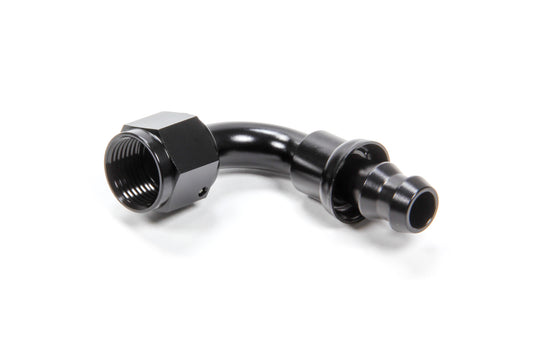 TRIPLE X RACE COMPONENTS #8 90 Degree Hose End Push Lock TRIPLE X RACE COMPONENTS