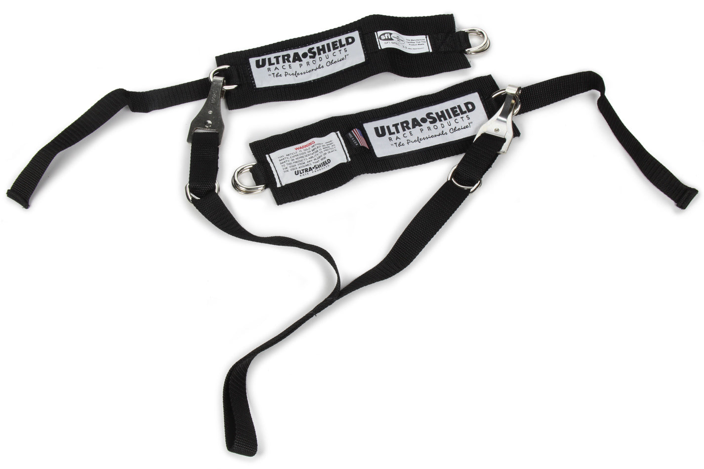 ULTRA SHIELD Arm Restraint Black SFI 3.3 Y-Type ULTRA SHIELD