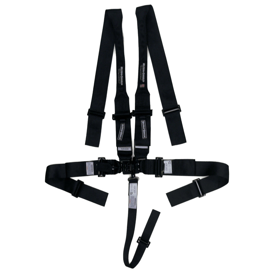 ULTRA SHIELD Harness 5pt Black HANS Shoulder Pull-Down ULTRA SHIELD