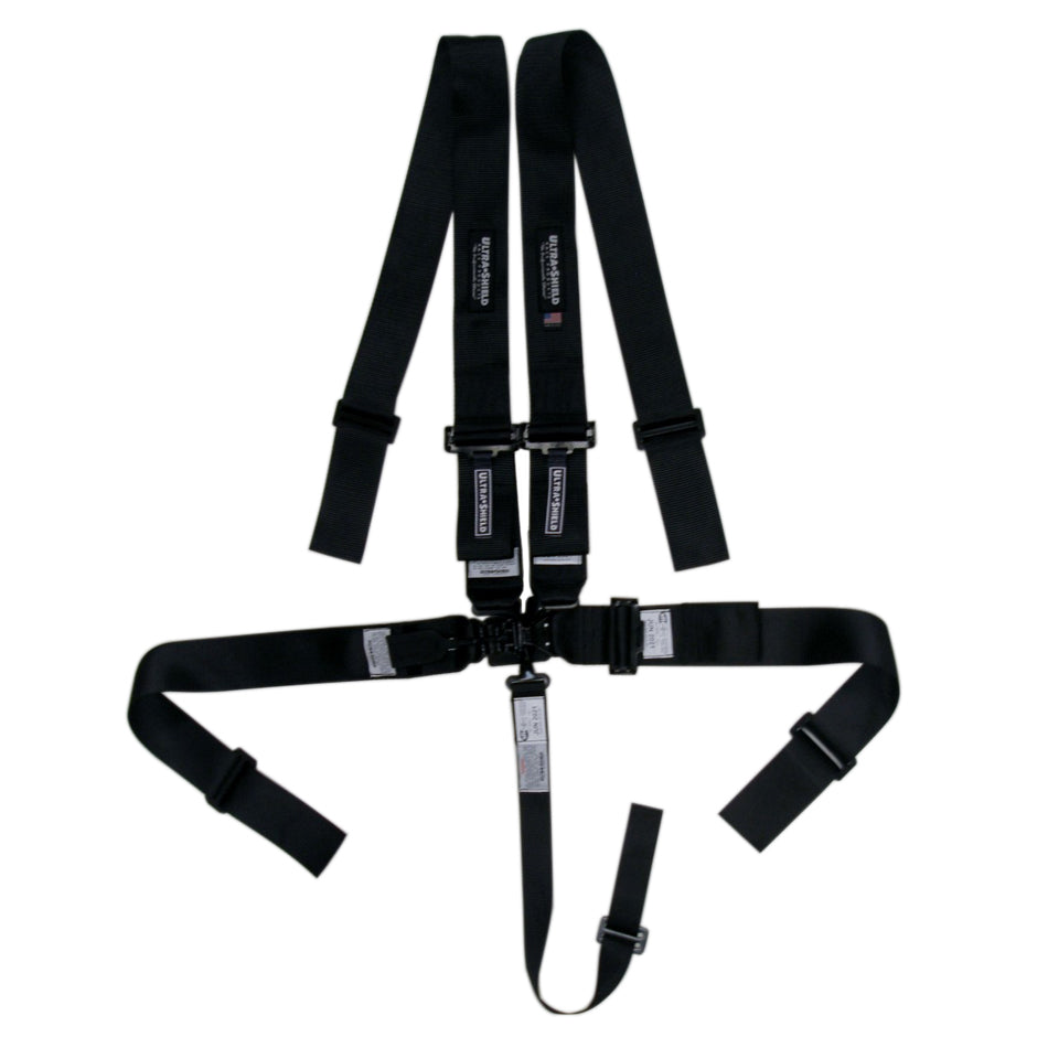 ULTRA SHIELD Harness 5pt Black Indiv Shoulder Sprint Pull-Dwn ULTRA SHIELD