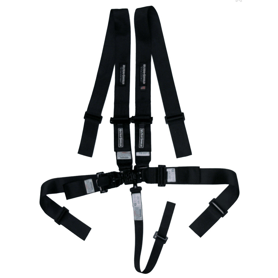 ULTRA SHIELD Harness 5pt Black Indiv Shoulder Pull-Down ULTRA SHIELD