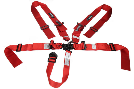 ULTRA SHIELD Harness 5pt Red Indiv Shoulder Pull-Down ULTRA SHIELD