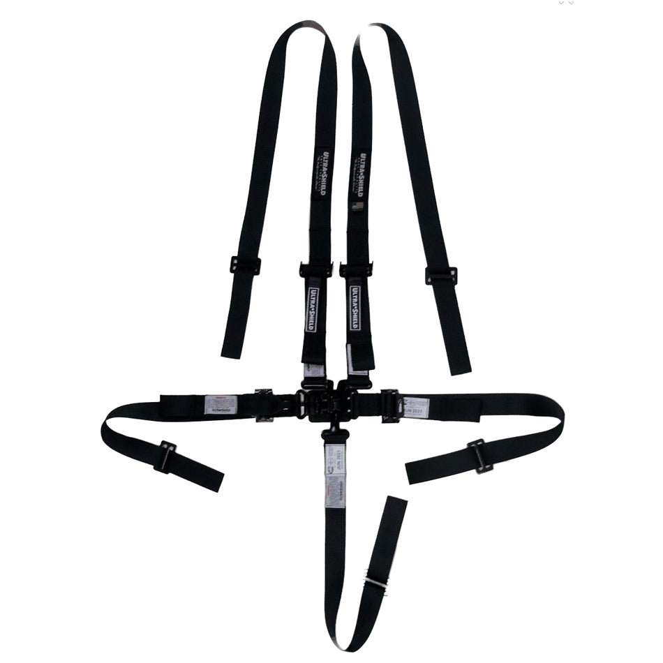 ULTRA SHIELD Harness 5pt Black Indiv Shoulder 2in Pull-Down ULTRA SHIELD