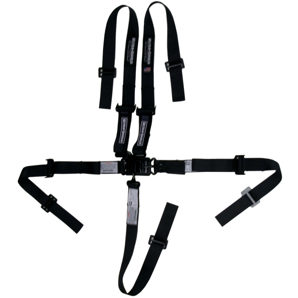 ULTRA SHIELD Harness Junior 5pt Blk Indiv Shoulder 2in P/U ULTRA SHIELD