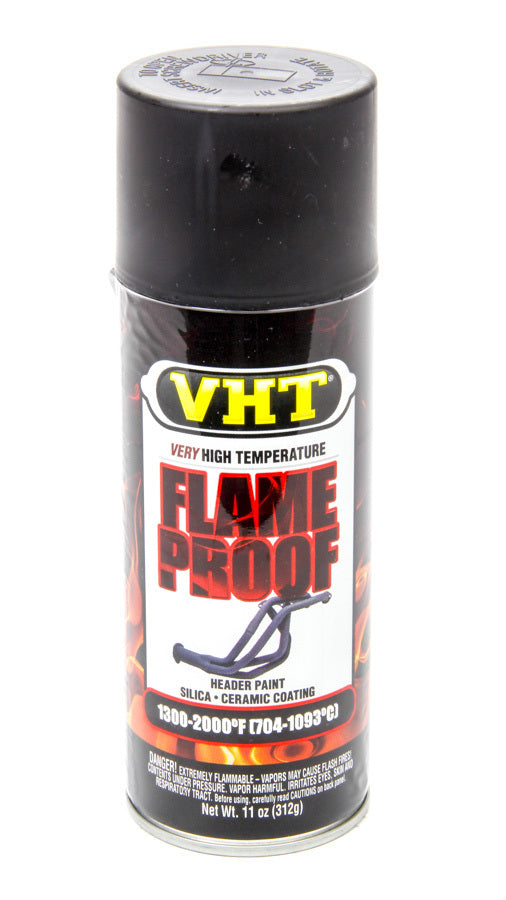 VHT Flat Black Hdr. Paint Flame Proof VHT