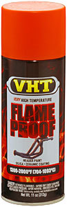 VHT Flat Orange Hdr. Paint Flame Proof VHT