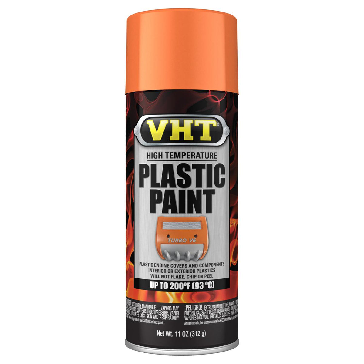 VHT High Temperture Plastic Paint Gloss Orange 11oz. VHT