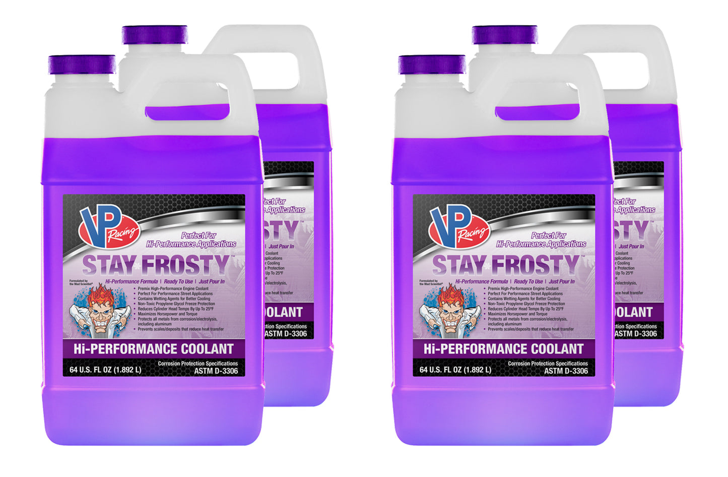 VP RACING Coolant Hi-Perf Stay Frosty 64oz (Case 4) VP RACING