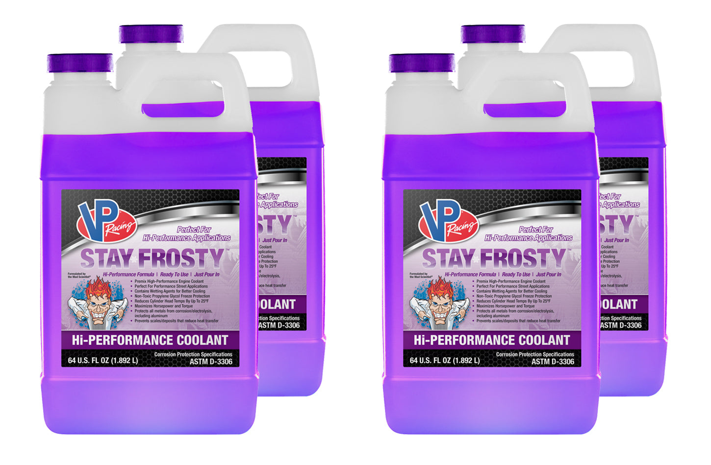 VP RACING Coolant Hi-Perf Stay Frosty 64oz (Case 4) VP RACING