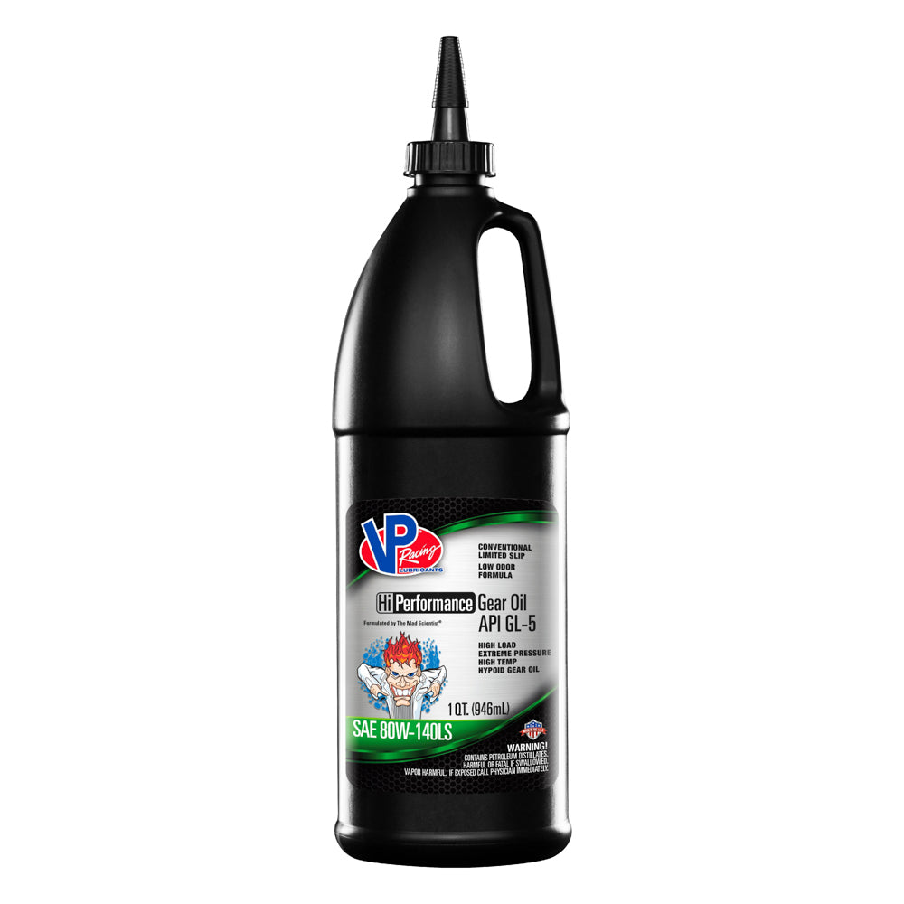 VP RACING VP GL-5 80w140 Gear Oil Hi-Perf 1 Qt VP RACING