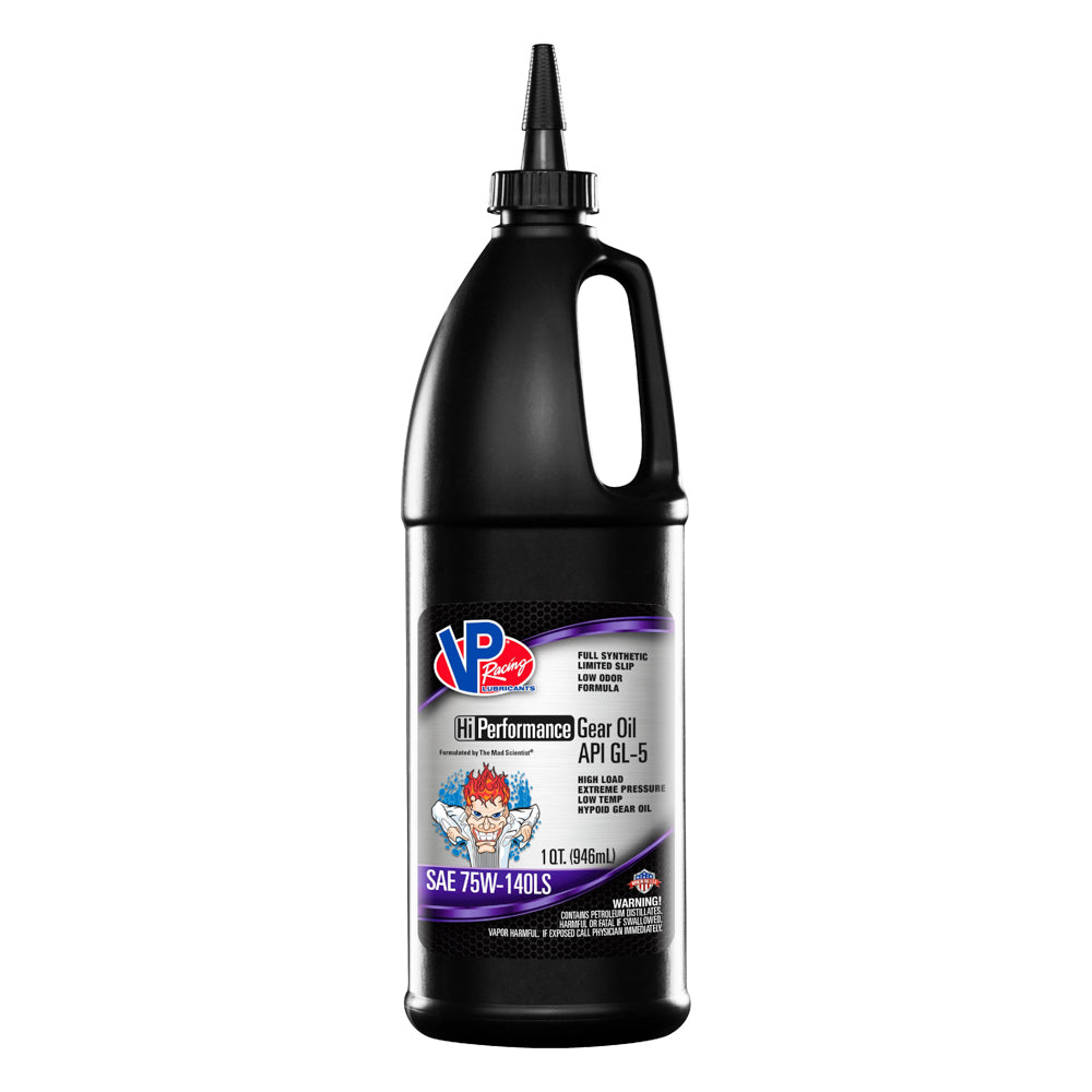 VP RACING VP GL-5 75w140 Gear Oil Full-Syn 1 Qt VP RACING