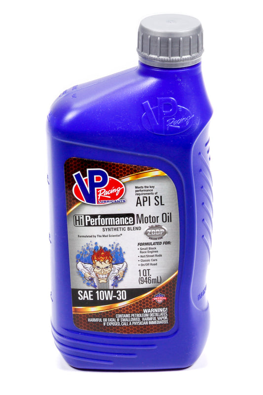 VP RACING VP 10w30 HI-Performance Racing 1 Qt - 32oz VP RACING