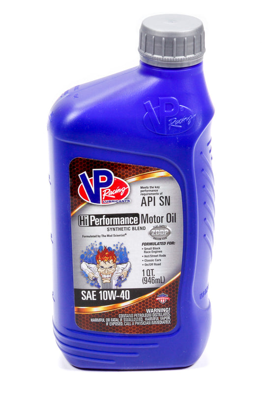 VP RACING VP 10w40 HI-Performance Racing 1 Qt - 32oz VP RACING