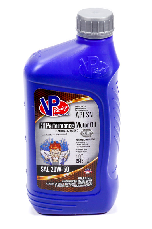 VP RACING VP 20w50 HI-Performance Racing 1 Qt - 32oz VP RACING