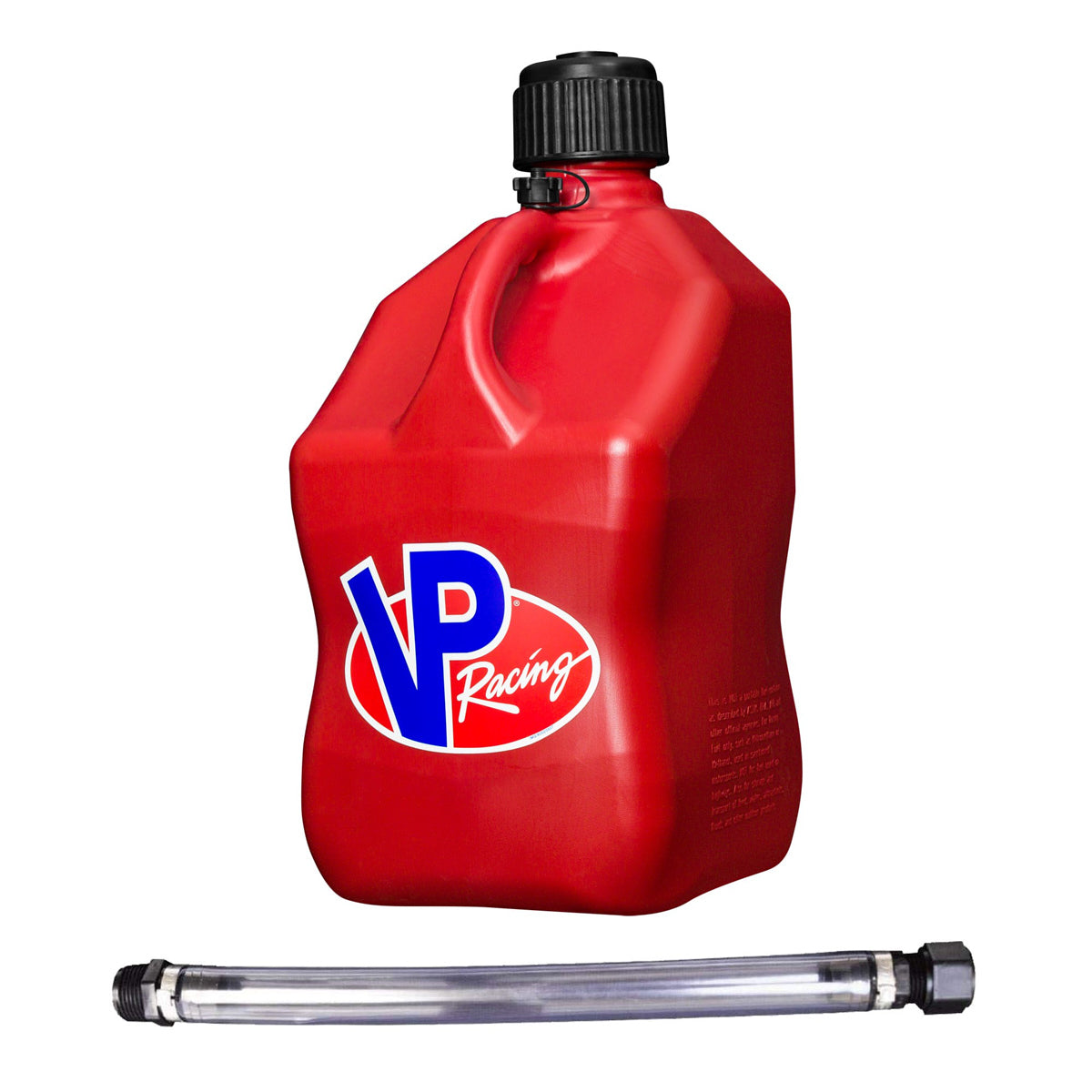 VP RACING Motorsports Jug 5.5 Gal Red Square w/Hose VP RACING