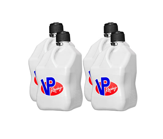 VP RACING Motorsports Jug 5.5 Gal White Square (Case 4) VP RACING