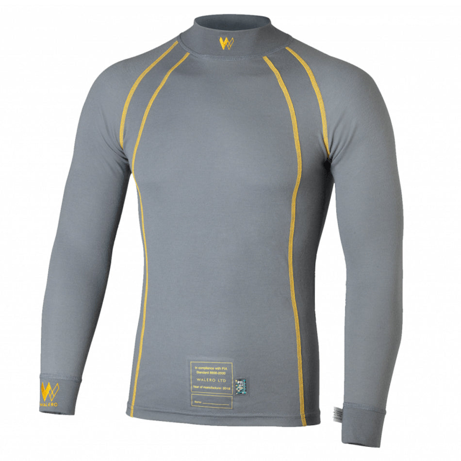 WALERO Base Layer Top X-Large SFI3.3 & FIA Cool Grey WALERO