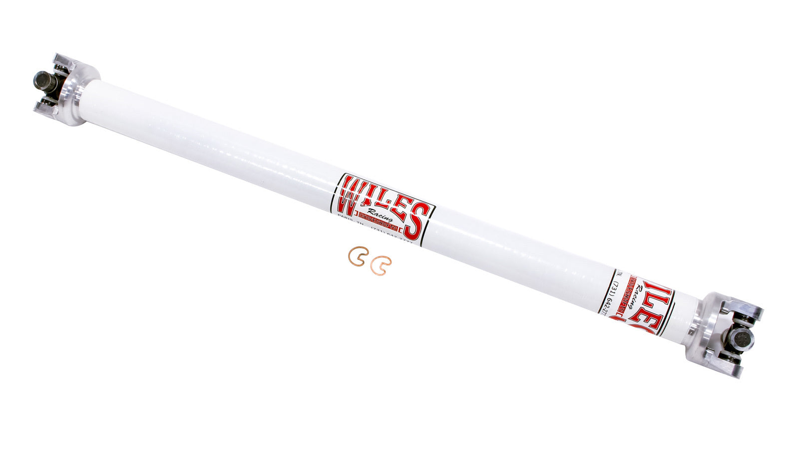 WILES RACING DRIVESHAFTS C/F Driveshaft 2-1/4in Dia 32in Long WILES RACING DRIVESHAFTS