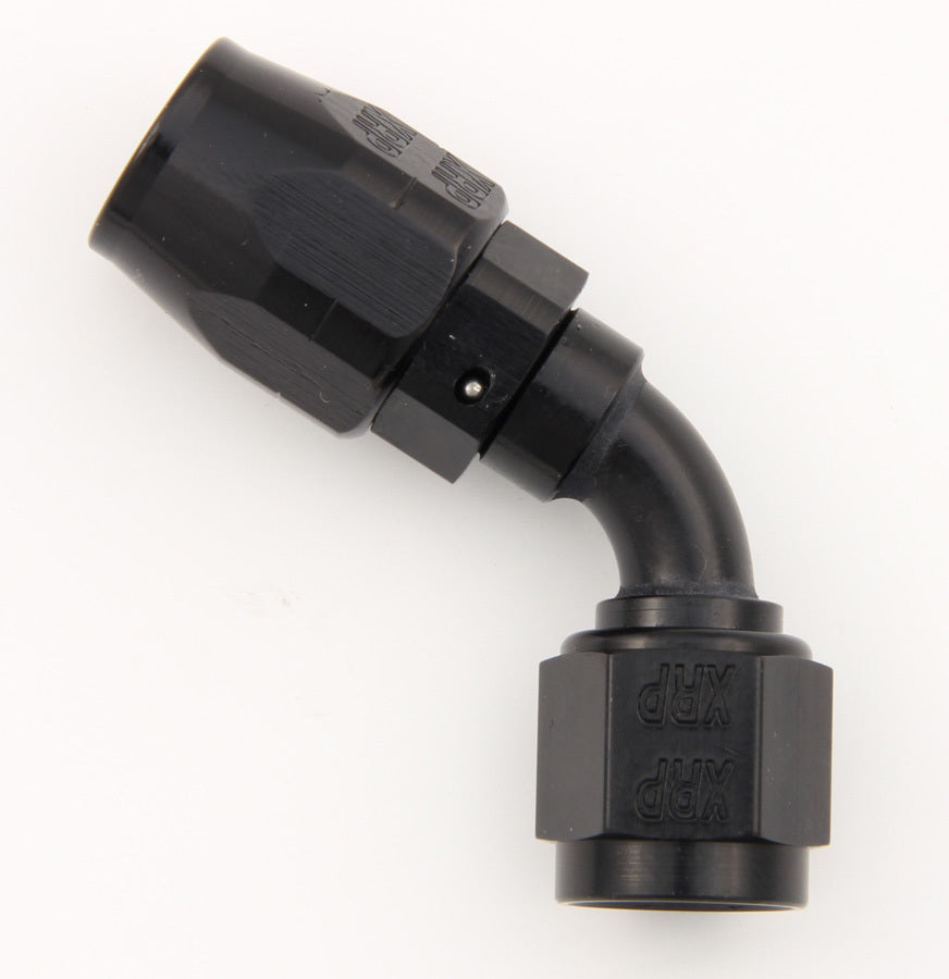 XRP-XTREME RACING PROD. #6 60 Deg Dbl Swivel Hose End Black XRP-XTREME RACING PROD.