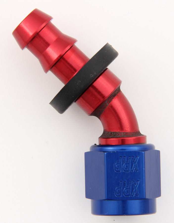 XRP-XTREME RACING PROD. #4 45 Deg Push-On Hose End XRP-XTREME RACING PROD.