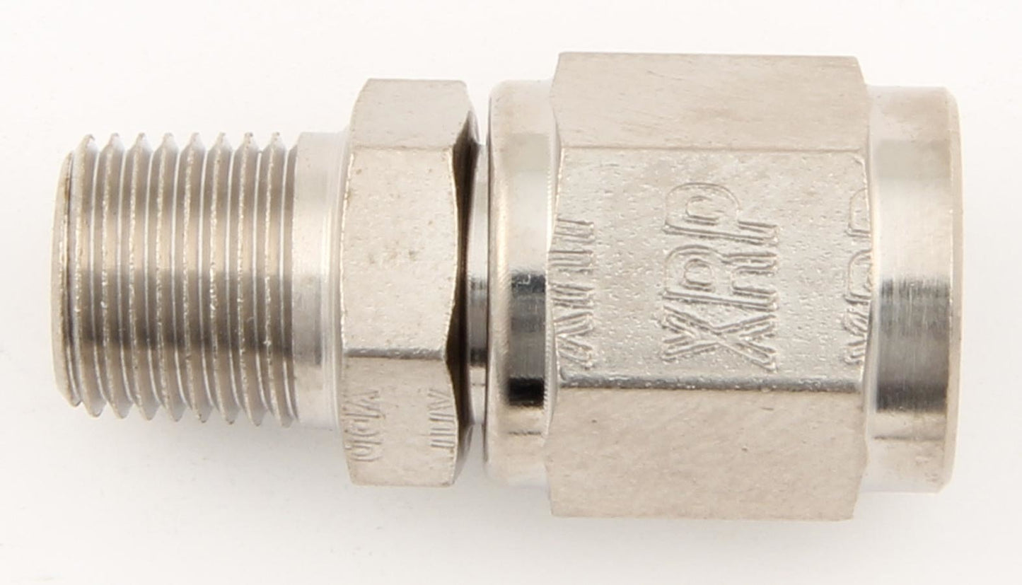 XRP-XTREME RACING PROD. #4 Stl Str Fem to 1/8in NPT Swivel Adapter XRP-XTREME RACING PROD.