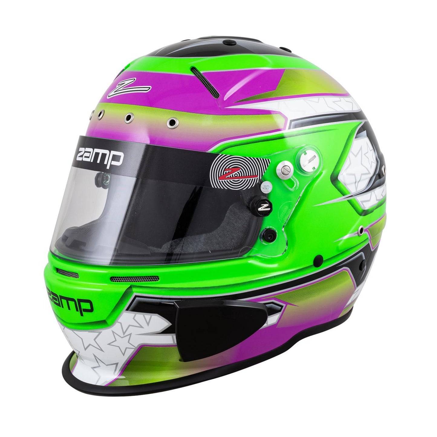 ZAMP Helmet RZ-70E Switch L Grn/Purp SA2020/FIA ZAMP