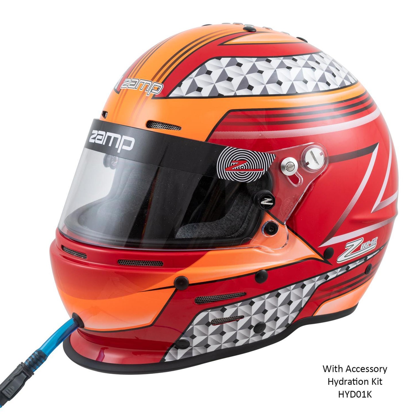 ZAMP Helmet RZ-62 Aramid Mix M Red/Org SA2020 ZAMP