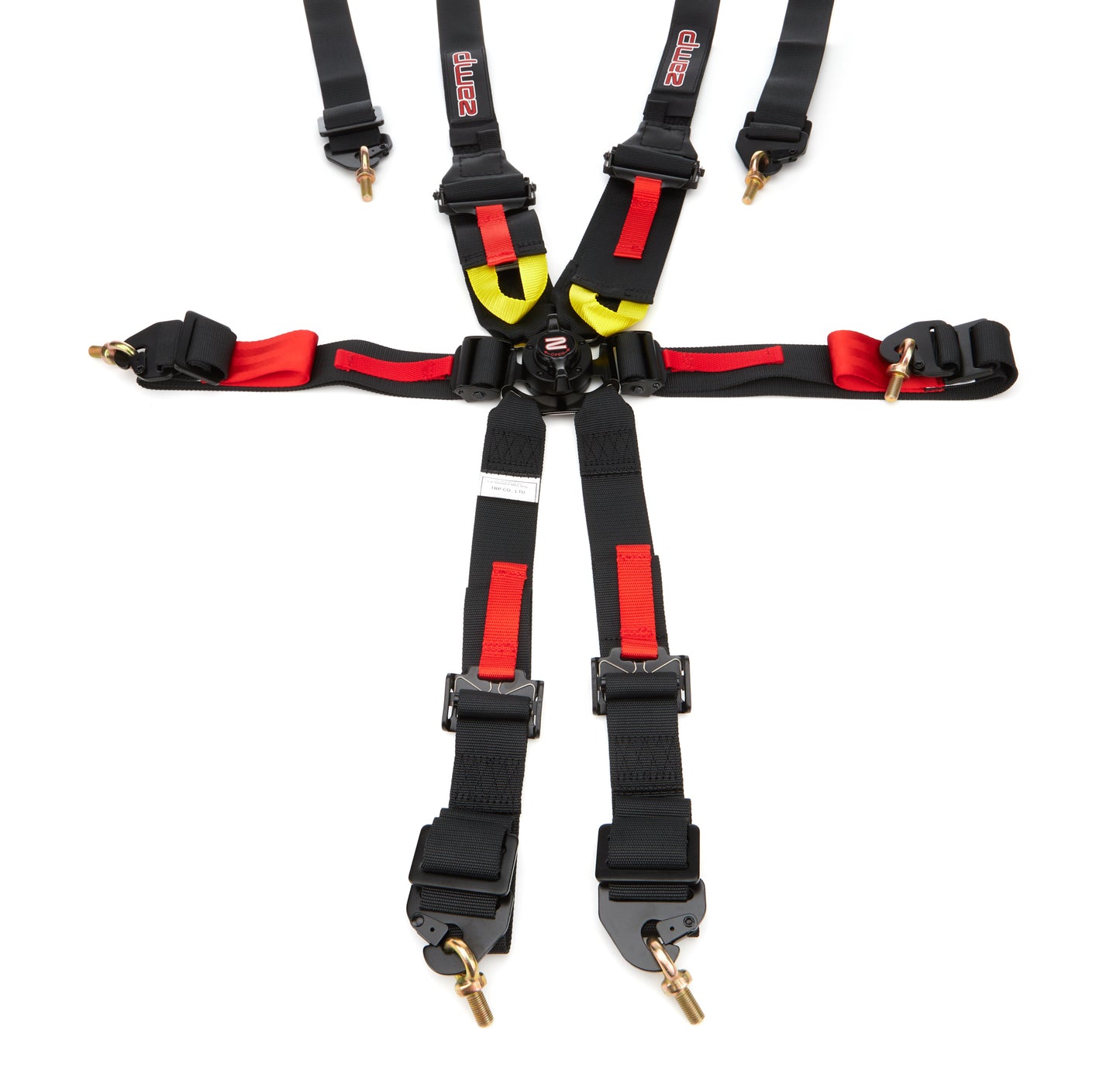 ZAMP Harness 6pt Black Cam L 3in/2in Shoulder FIA ZAMP