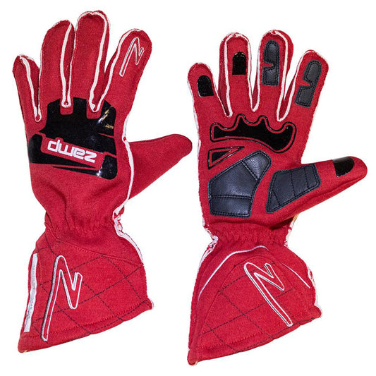 ZAMP Gloves ZR-50 Red Large Multi-Layer SFI 3.3/5 ZAMP