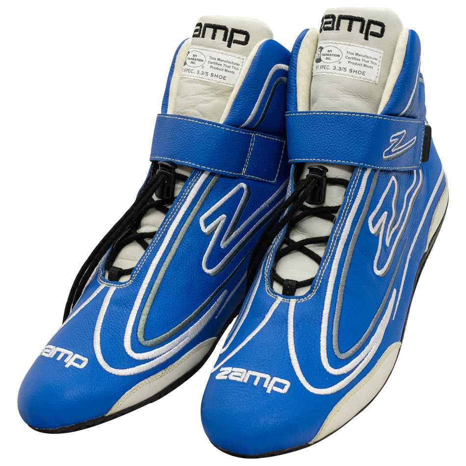 ZAMP Shoe ZR-50 Blue Size 10 SFI 3.3/5 ZAMP