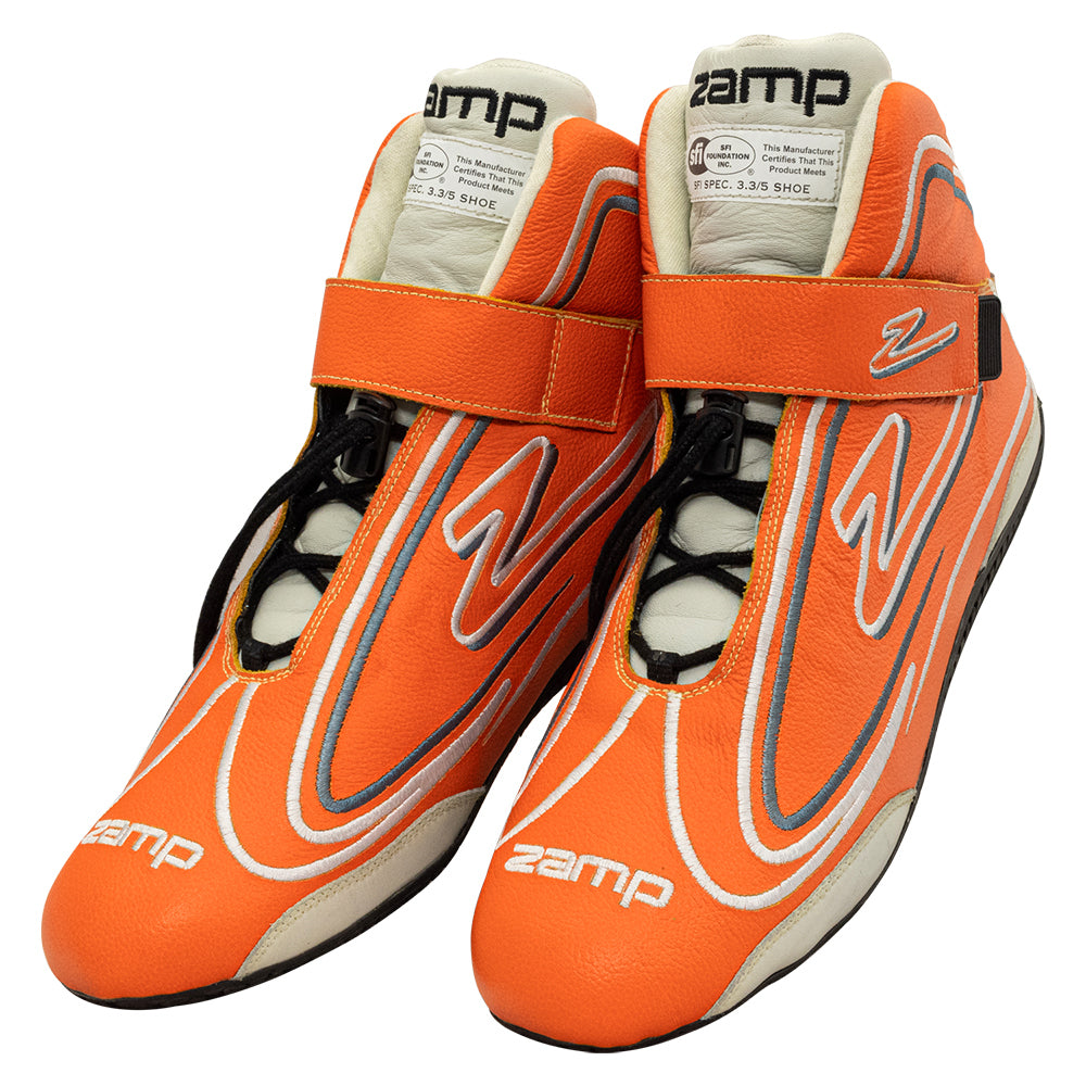 ZAMP Shoe ZR-50 Neon Orange Size 9 SFI 3.3/5 ZAMP