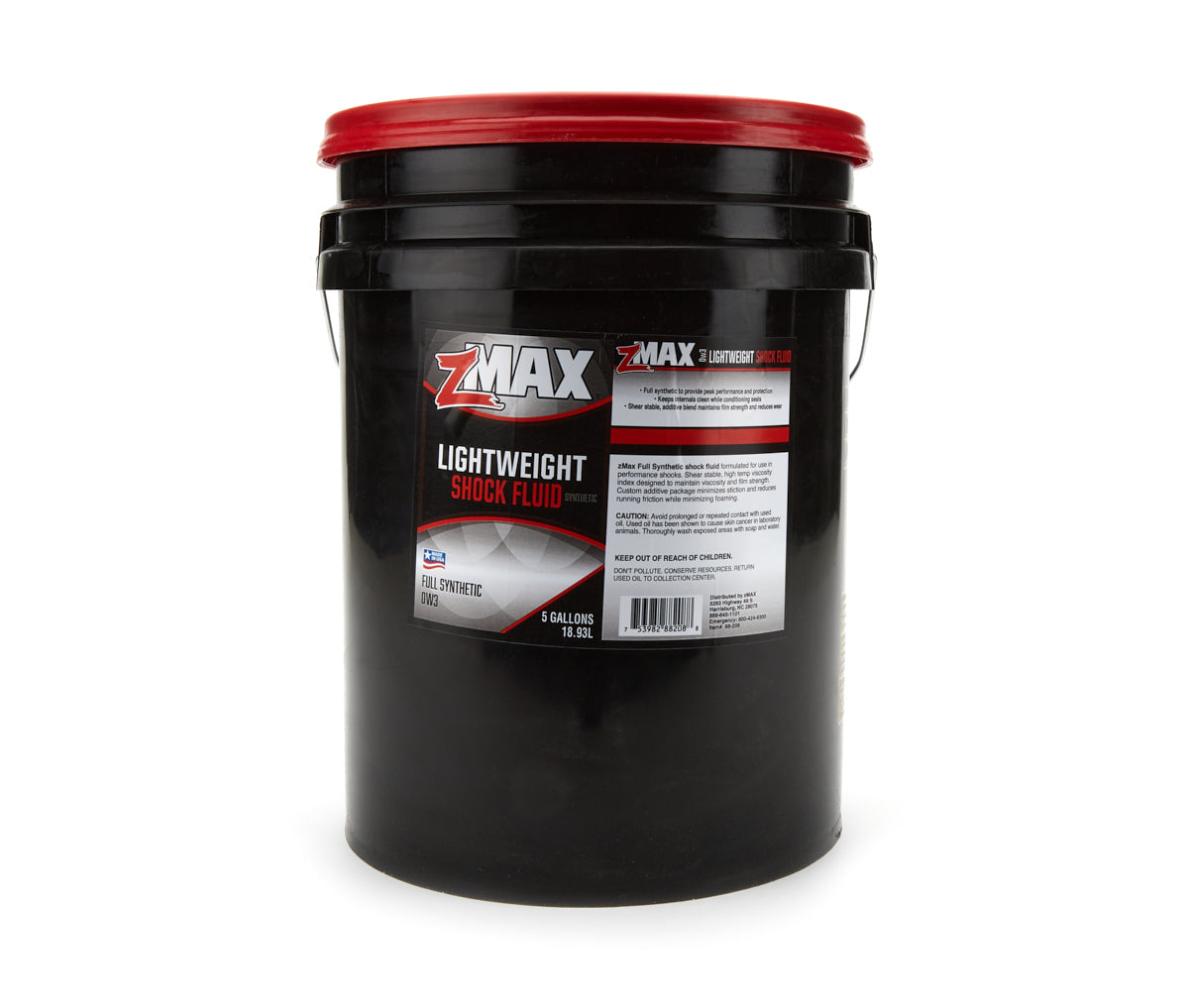 Lightweight Shock Fluid 0w3 5-Gallon Pail ZMAX