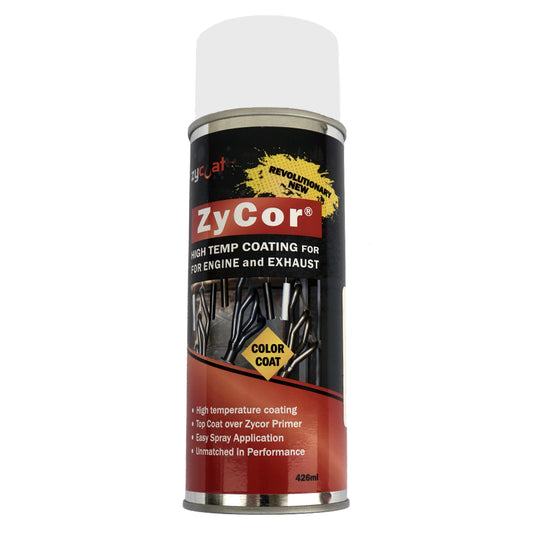 ZyCor Gasser White Color Coat 13 oz Aerosol ZYCOAT